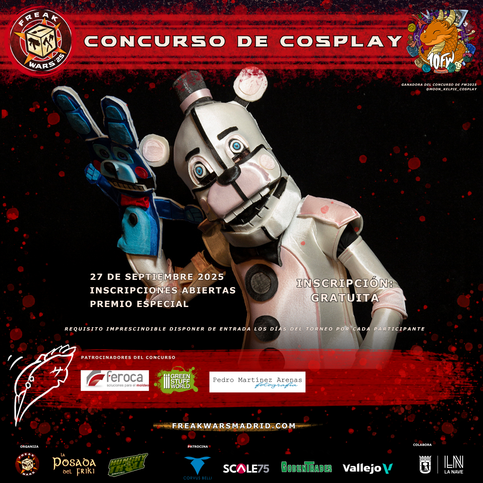 Concurso de Cosplay Juvenil/Familiar FW '25
