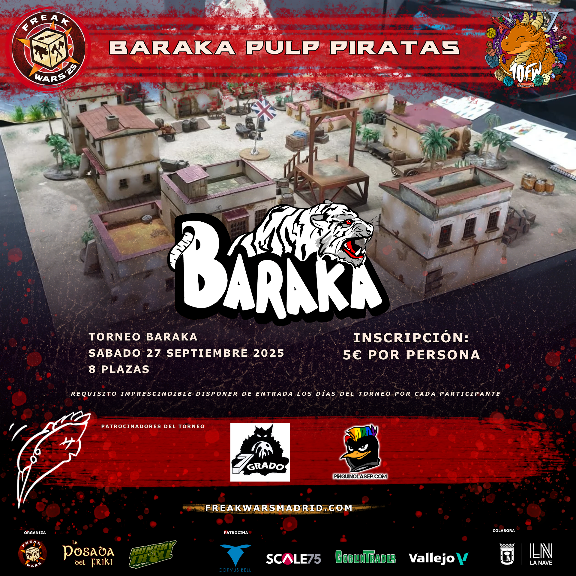 Baraka Pulp Piratas por 7 Grado