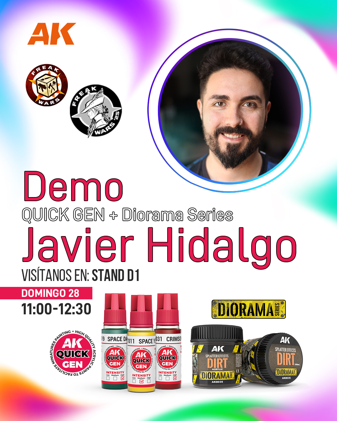 Demo de productos de AK INTERACTIVE