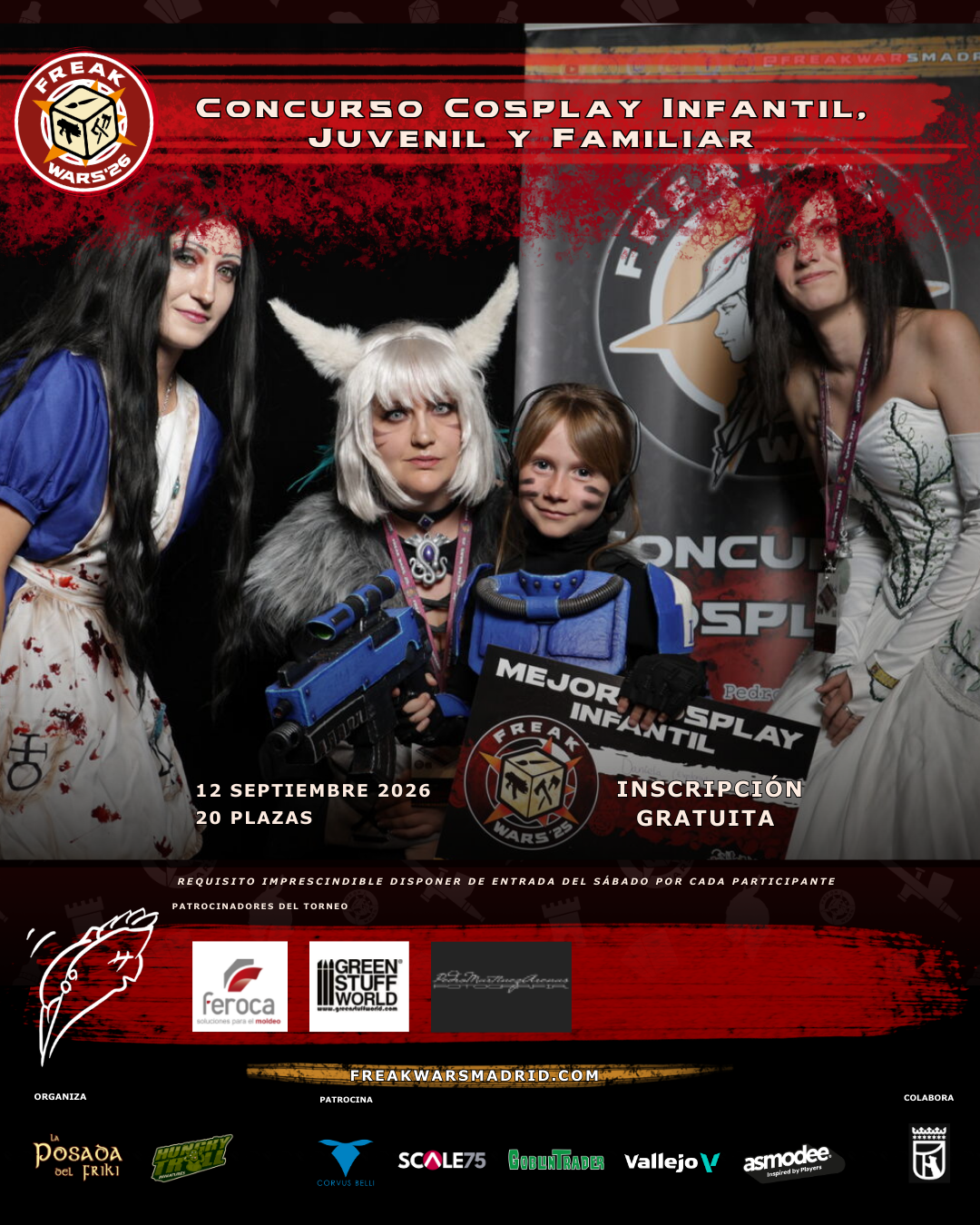 Concurso de Cosplay Infantil FW '26