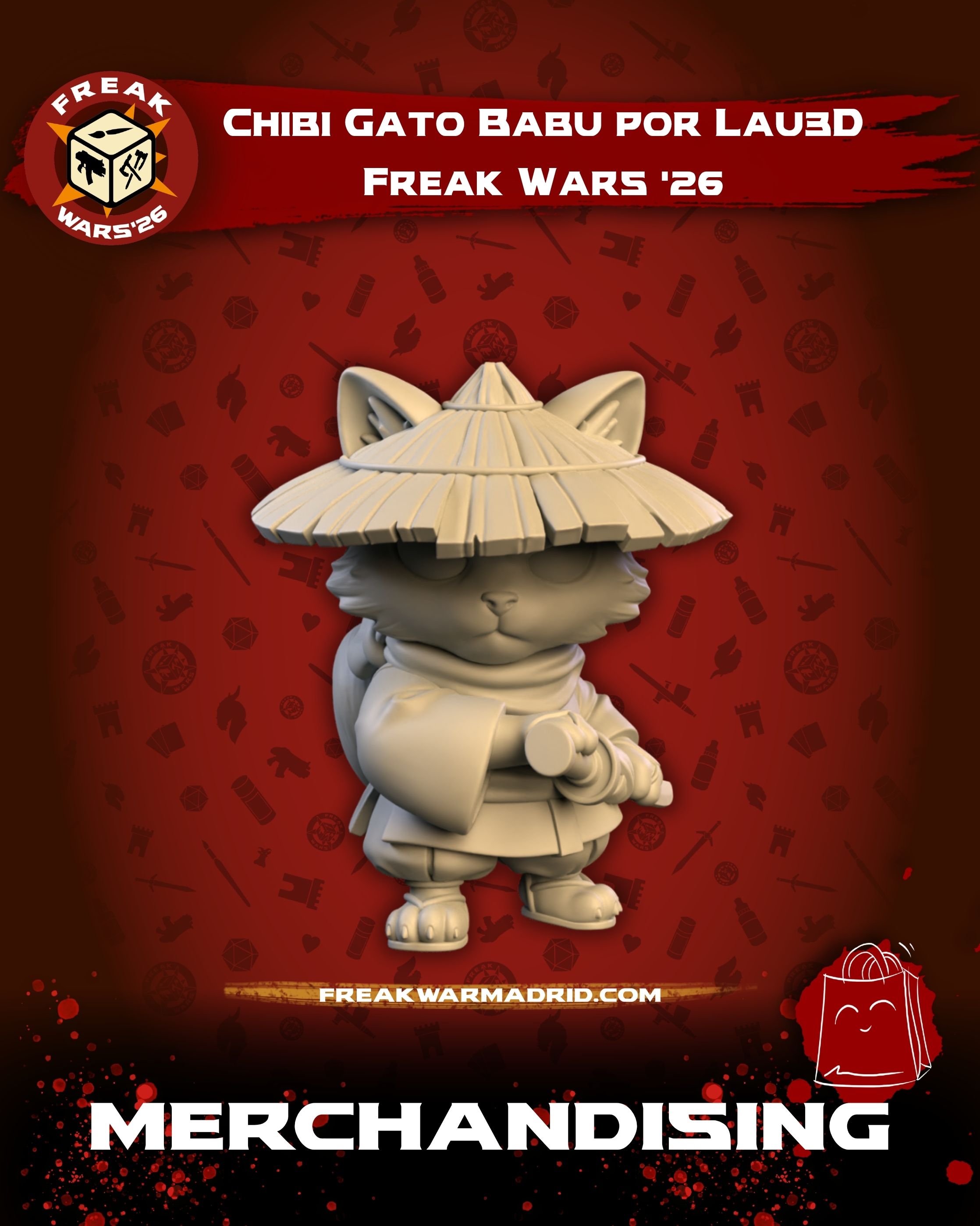 Chibi Babu, el Gato Samurai