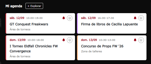 ¡Planifica tu visita y no te pierdas nada: Llega «Mi Agenda» a Freak Wars '26!