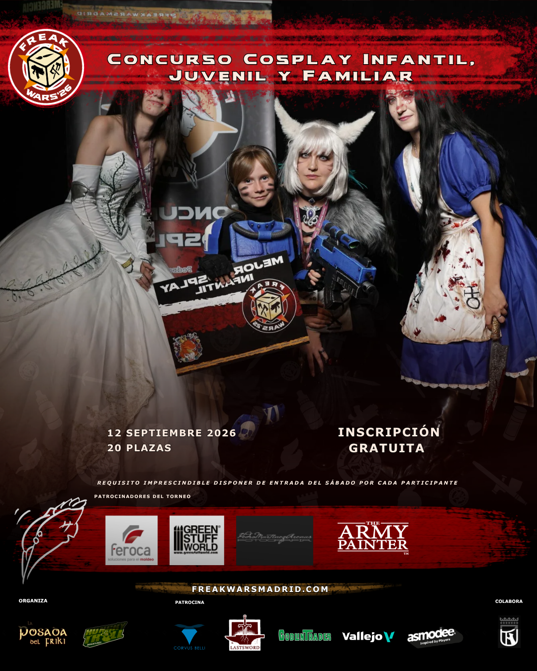Concurso de Cosplay Infantil FW '26