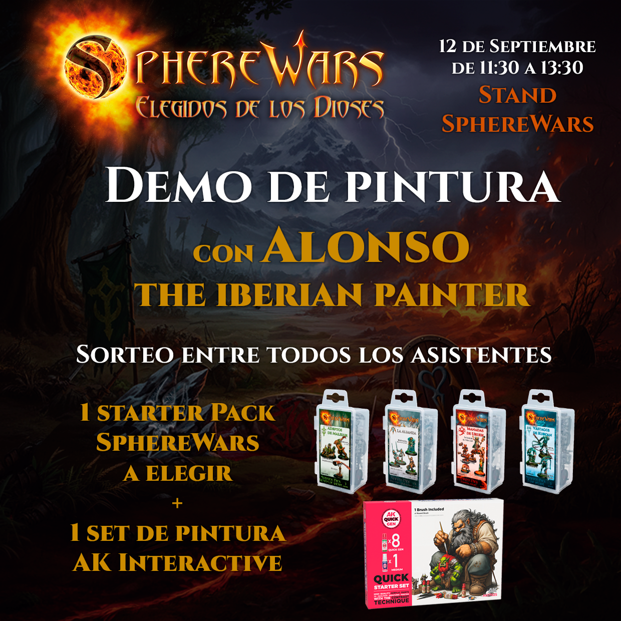 Demostración de pintura a cargo de The Iberian Painter