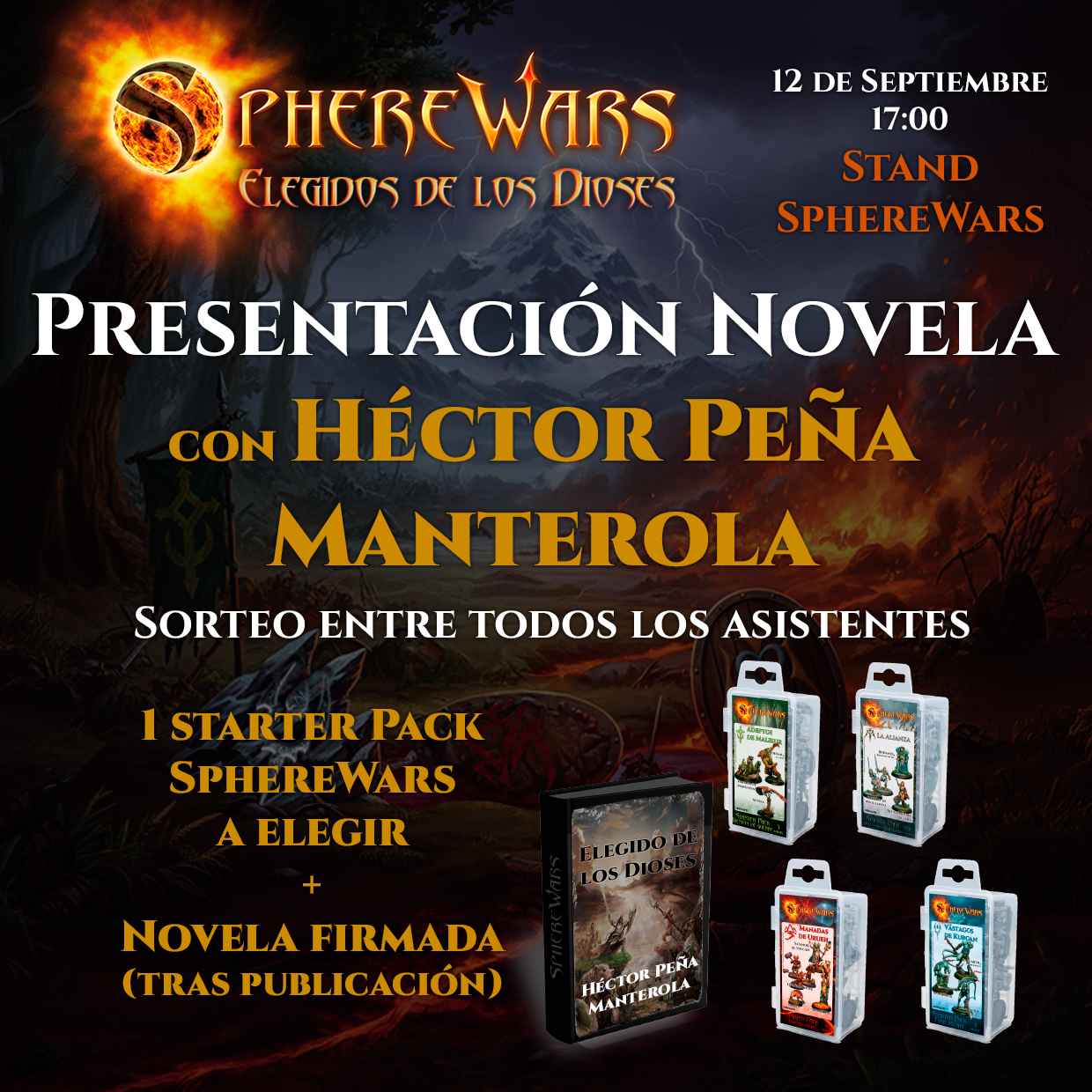 Presentación de novela SphereWars