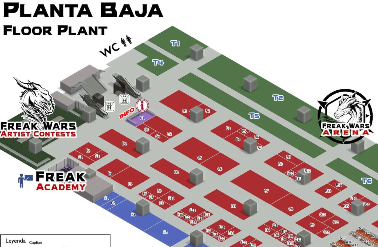 Descubre el Plano de Freak Wars '26
