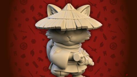 Chibi Babu, el Gato Samurai