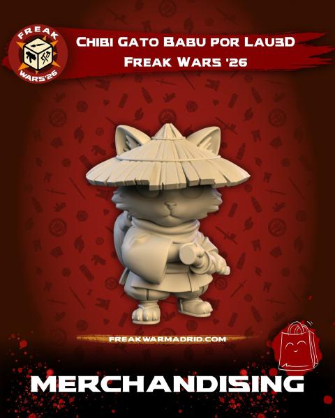 Chibi Babu, el Gato Samurai
