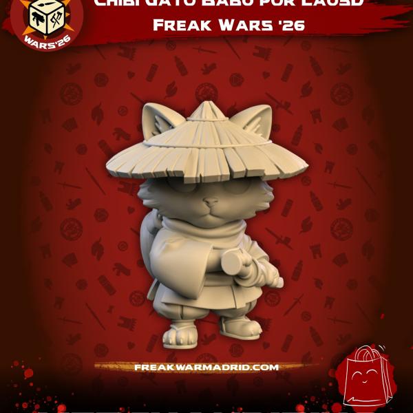 Chibi Babu, el Gato Samurai